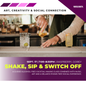 Shake, Sip & Switch Off